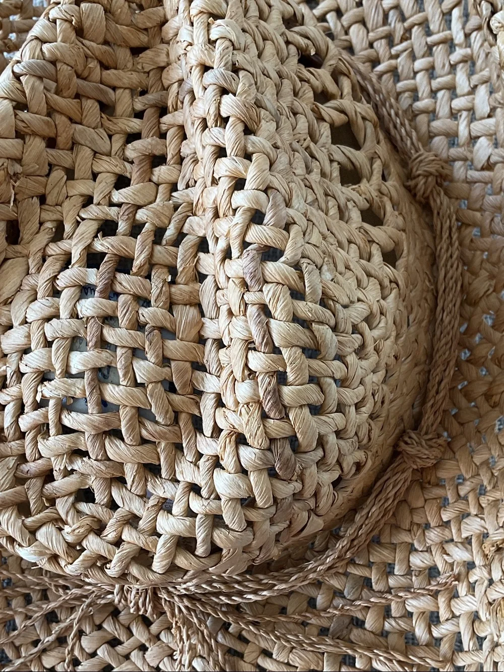 🤠 CONNER Women's Tan Woven Straw Cowboy Hat with Braided Band